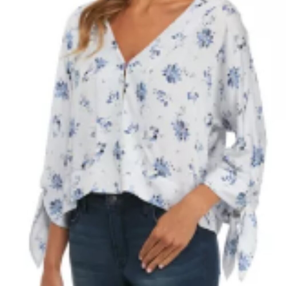 KAARI Blue Ladies Blouse